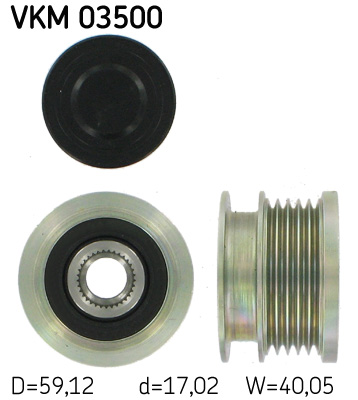 Sistem roata libera, generator VKM 03500 SKF